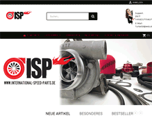 Tablet Screenshot of international-speed-parts.de